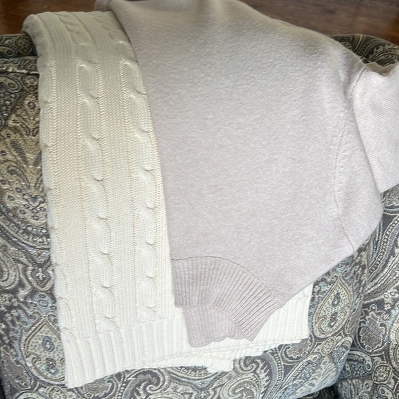 LOFT Sweater Short Sleeve in Palest Pink SZ M - Picture 7 of 7